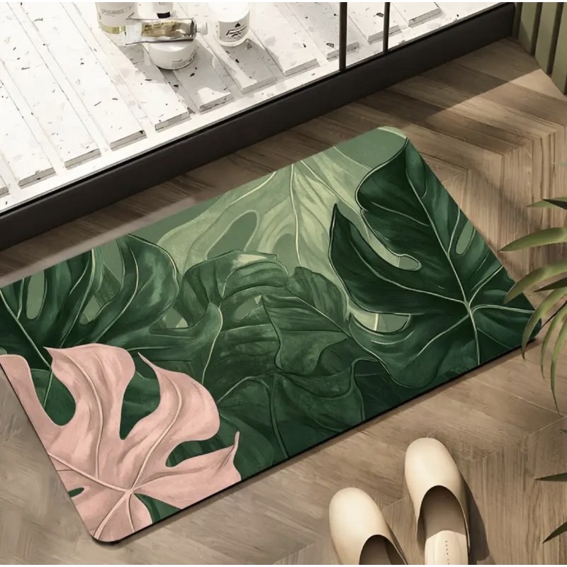 Karpet Lantai Tanaman Hijau Ti - Bar Mat Rubber ulasan dan harga
