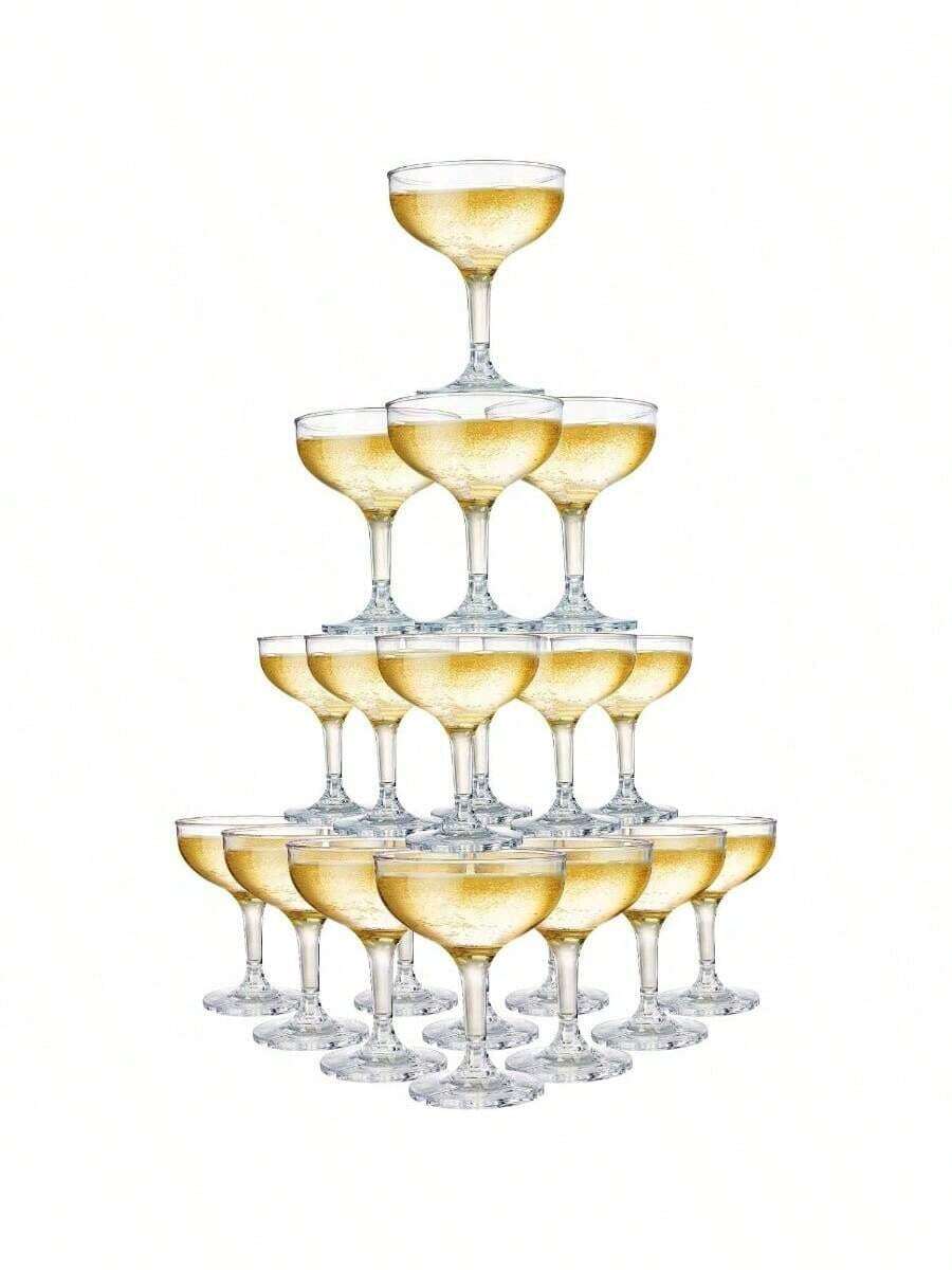 Satu Set 20 Gelas Koktail Mode - Home Bar Set ulasan dan harga